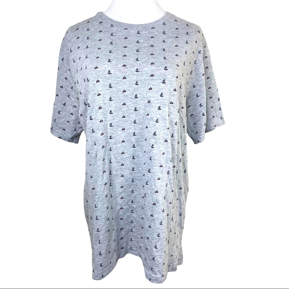 Denim‎ & Flower a Ricky Singh Sailboats T Shirt Tee Sz XL